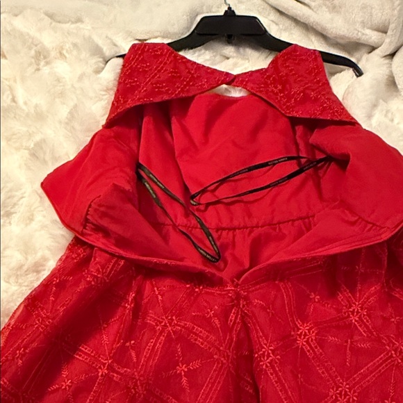 Karen Millen Red Lace Dress - Picture 7 of 10